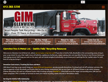 Tablet Screenshot of glenviewiron.com